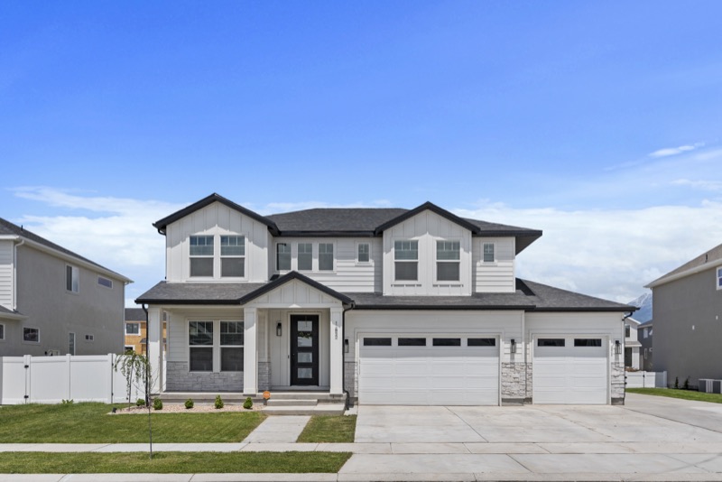 Vineyard Basecamp, a new two-story home with a three-car garage